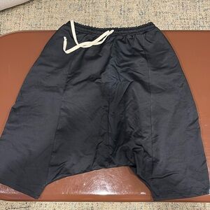 Brand new low crotch black shorts